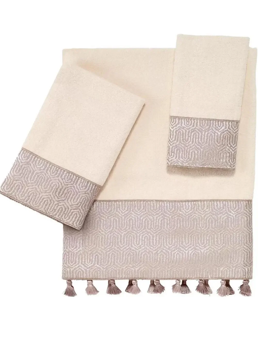 Avanti Home Beaufort Ivory Bath Towel, NWT